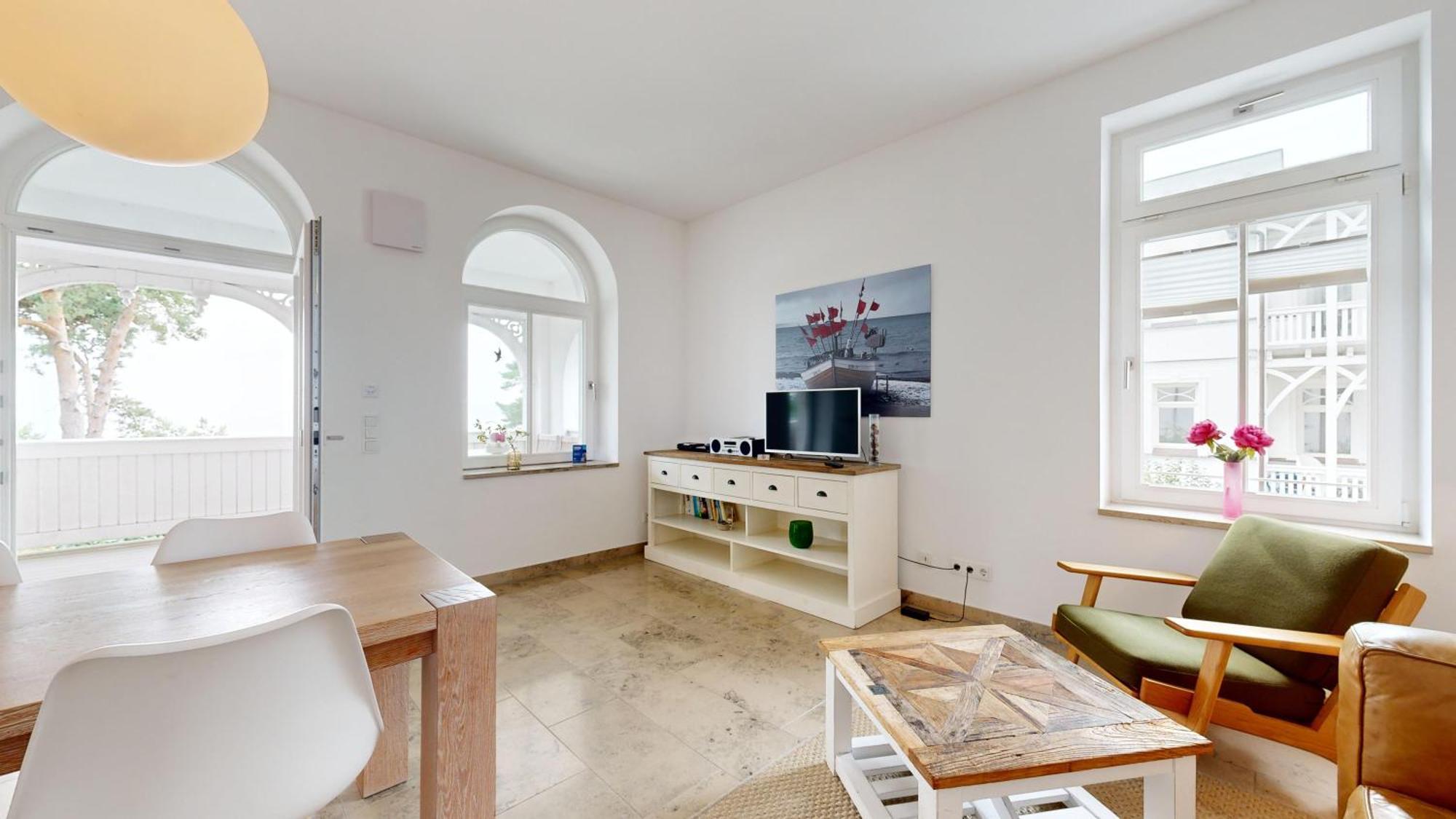 Fewos In Direkt Am Strand Mit Meerblick, Villa Seeblick, Остзебад Бинц Экстерьер фото